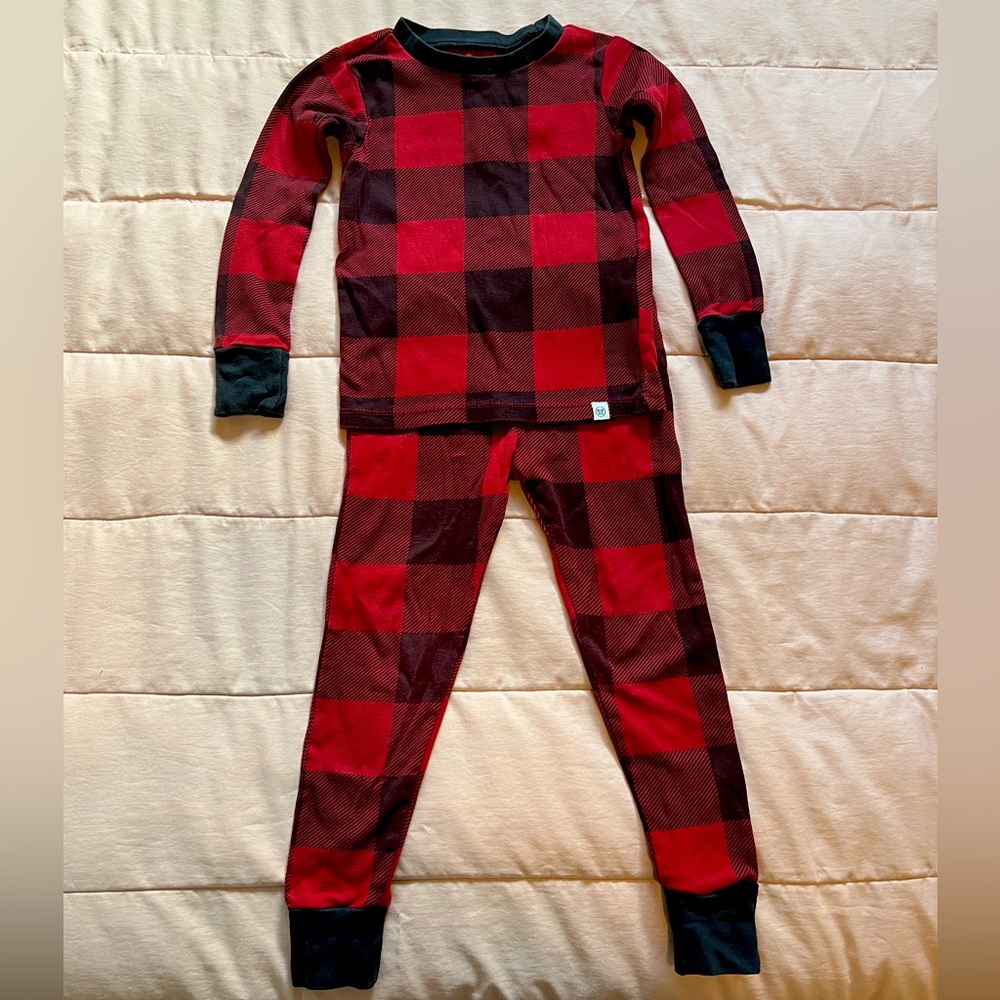 Honest Company 5T Buffalo Plaid Pajamas